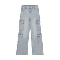 Indian Blue Jeans Winter cargo jeansbroek meisjes - blauw - wide fit