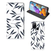Samsung Galaxy A21s Smart Cover Leaves Blue