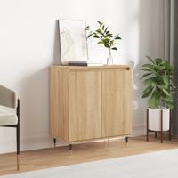 Dressoir 60x35x70 cm bewerkt hout sonoma eikenkleurig