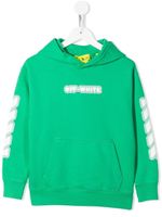 Off-White Kids hoodie Glow In The Dark à logo imprimé - Vert - thumbnail