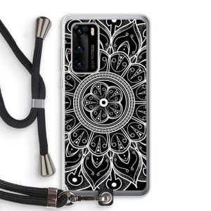 Roses Are Red: Huawei P40 Transparant Hoesje met koord