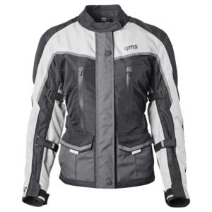 GMS Twister Neo WP Lady, Textiel motorjas dames, Zwart Antraciet Wit