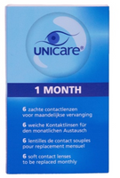 Unicare 1 Month 6 Zachte Contactlenzen -1.25 - thumbnail