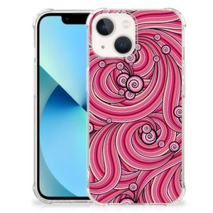 iPhone 13 mini Back Cover Swirl Pink