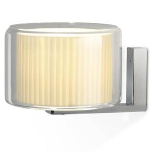 Marset Mercer A wandlamp naturel geribbeld katoen