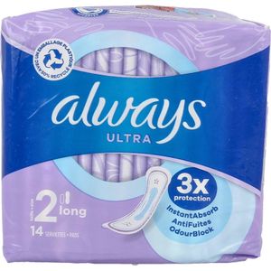 Always Maandverband ultra long (S2) (14 st)