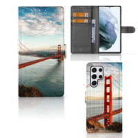 Samsung Galaxy S22 Ultra Flip Cover Golden Gate Bridge