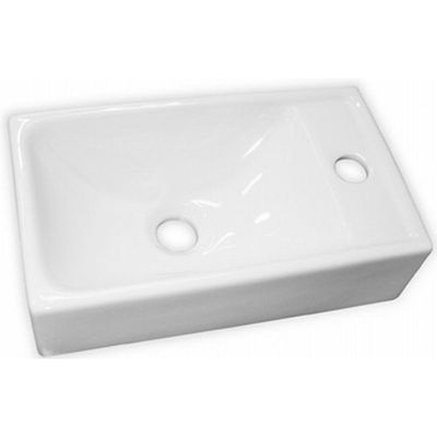 Jika Petit fontein 36x24cm wit met kraangat H8155340001063