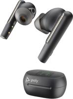 HP Poly Voyager Free 60+ UC USB-C/A In Ear headset Computer Bluetooth Stereo Zwart Noise Cancelling Headset, Oplaadbox, Volumeregeling, Meeluisterfunctie,
