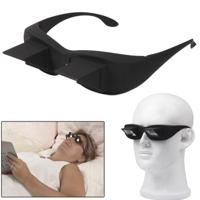 Creatieve High-Definition horizontale Crystal + Plastic Glasses(Black) liggen