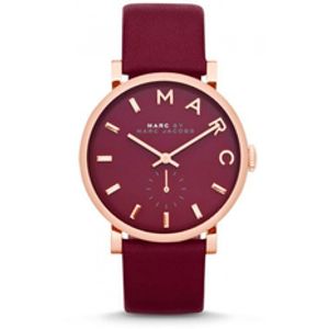 Horlogeband Marc by Marc Jacobs MBM1271 Leder Rood 14mm