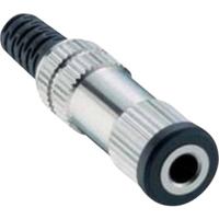 Lumberg 152203 Jackplug 3.5 mm Bus, recht Aantal polen: 2 Mono Zilver 1 stuk(s) - thumbnail