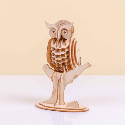 3D Puzzel Van Hout - Uil