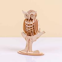 3D Puzzel Van Hout - Uil