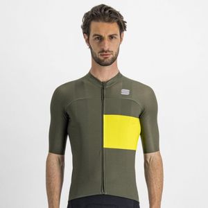 Sportful Snap fietsshirt korte mouw groen heren XXL