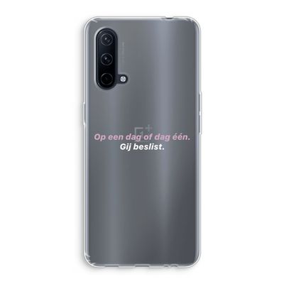 gij beslist: OnePlus Nord CE 5G Transparant Hoesje