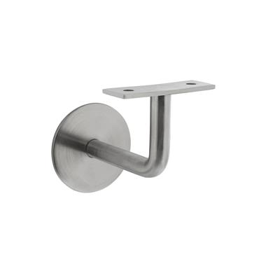 Intersteel Leuninghouder gebogen vlak zadel - RVS
