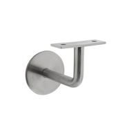 Intersteel Leuninghouder gebogen vlak zadel - RVS - thumbnail