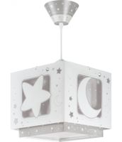 Dalber Kinderkamer hanglamp Moonlight grijs 63232E - thumbnail