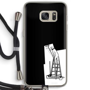 Musketon Painter: Samsung Galaxy S7 Transparant Hoesje met koord
