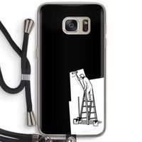 Musketon Painter: Samsung Galaxy S7 Transparant Hoesje met koord