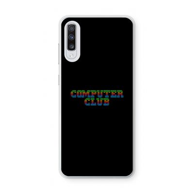 Retro: Samsung Galaxy A70 Transparant Hoesje