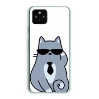 Cool cat: Google Pixel 5a 5G Transparant Hoesje