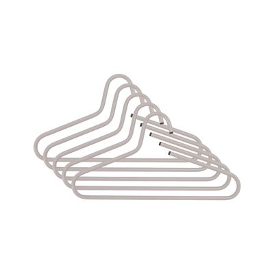 Set van 5 kledinghangers Glorie Taupe