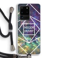 Negenduust ruimte: Samsung Galaxy S20 Ultra Transparant Hoesje met koord