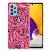 Samsung Galaxy A72 | Hoesje maken | Swirl Pink