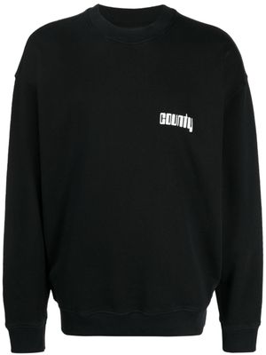 Marcelo Burlon County of Milan sweat à logo imprimé - Noir