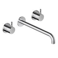 Hotbath Cobber - Wastafelmengkraan - zonder Waste - Laag - Chroom - Inbouw - Chroom - V04