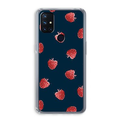 Framboosjes: OnePlus Nord N10 5G Transparant Hoesje