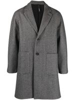 Hevo manteau Conversano à simple boutonnage - Gris