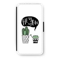 Hey you cactus: iPhone 7 Plus Flip Hoesje