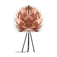 Umage Silvia Medium tafellamp copper - met tripod zwart - Ø 50 cm - thumbnail