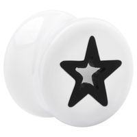 Double Flared Plug "Ster" Acryl Tunnels & Plugs