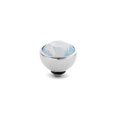 Melano Twisted Basic CZ Steentje Moonstone | Zilver
