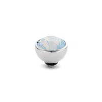 Melano Twisted Basic CZ Steentje Moonstone | Zilver