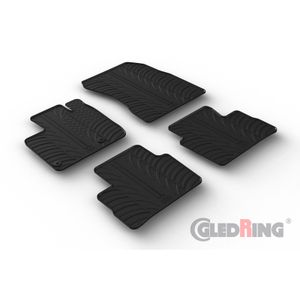 Rubbermatten passend voor Nissan Qashqai III (J12) 2021- (T-Design 4-delig + montageclips) GL0805
