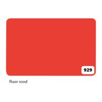 Etalagekarton folia 48x68cm 380gr nr929 fluor rood - thumbnail