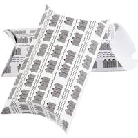 Vivi Gade Cadeaudoosje, badhuis, afm 18x15x6 cm, 300 gr, zwart, wit, 3 stuk/ 1 doos