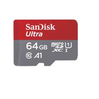 SanDisk MicroSDXC Ultra 64GB   Class 10  140MB/s  +SD-Adapter  voor Chromebooks Micro SD-kaart