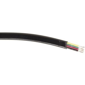 Velleman TFC4008BK Telefoonkabel 4 x 0.08 mm² Zwart per meter