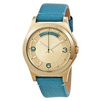 Horlogeband Marc by Marc Jacobs MBM1263 Leder Turquoise 20mm