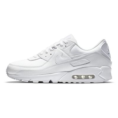 Nike Sneakers Air Max 90 Leer - Wit Nike Sneakers Air Max 90 Leer - Wit