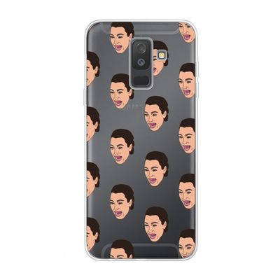 Ugly Cry Call: Samsung Galaxy A6 Plus (2018) Transparant Hoesje