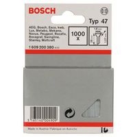 Bosch Accessories 1609200380 Nagels voor tacker Type 47 Afmeting, lengte 28 mm 1000 stuk(s)