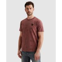Pme Legend Aop Cotton Slub Ptss2602561 Print T-shirts 4085 Roan Rouge