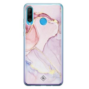 Huawei P30 Lite siliconen hoesje - Purple sky